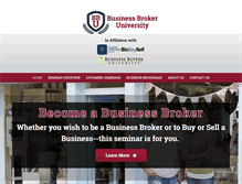 Tablet Screenshot of businessbrokeruniversity.org